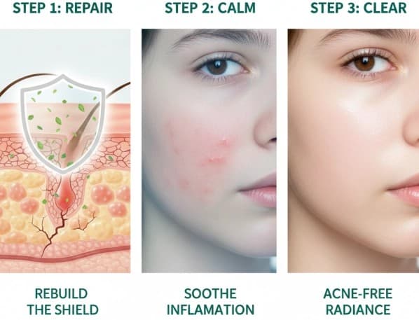 Repair Acne Steps